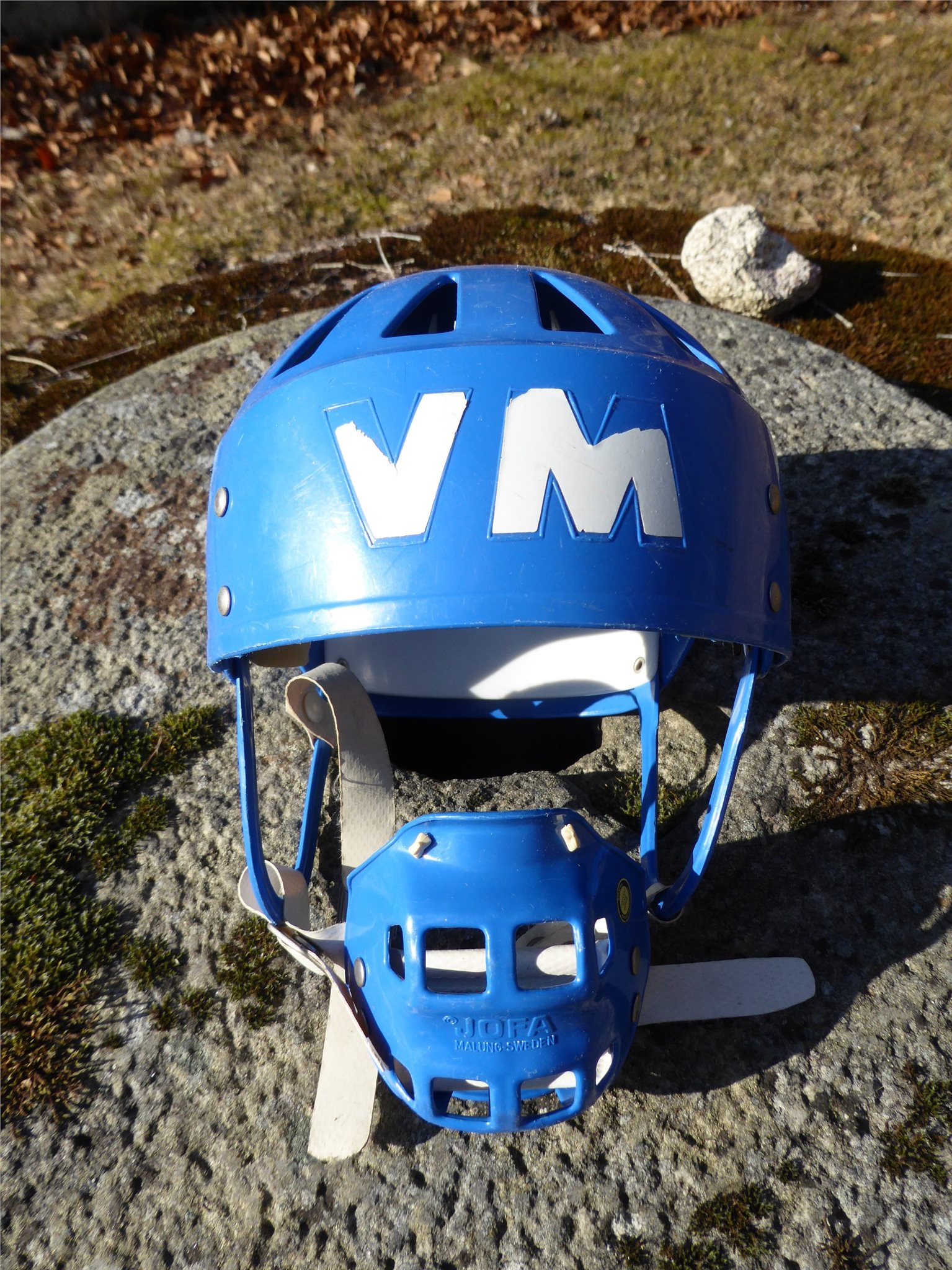 Retro Hockeyhjälm med tandskydd Jofa VM Hjälm 7.. (341956946) ᐈ Köp på