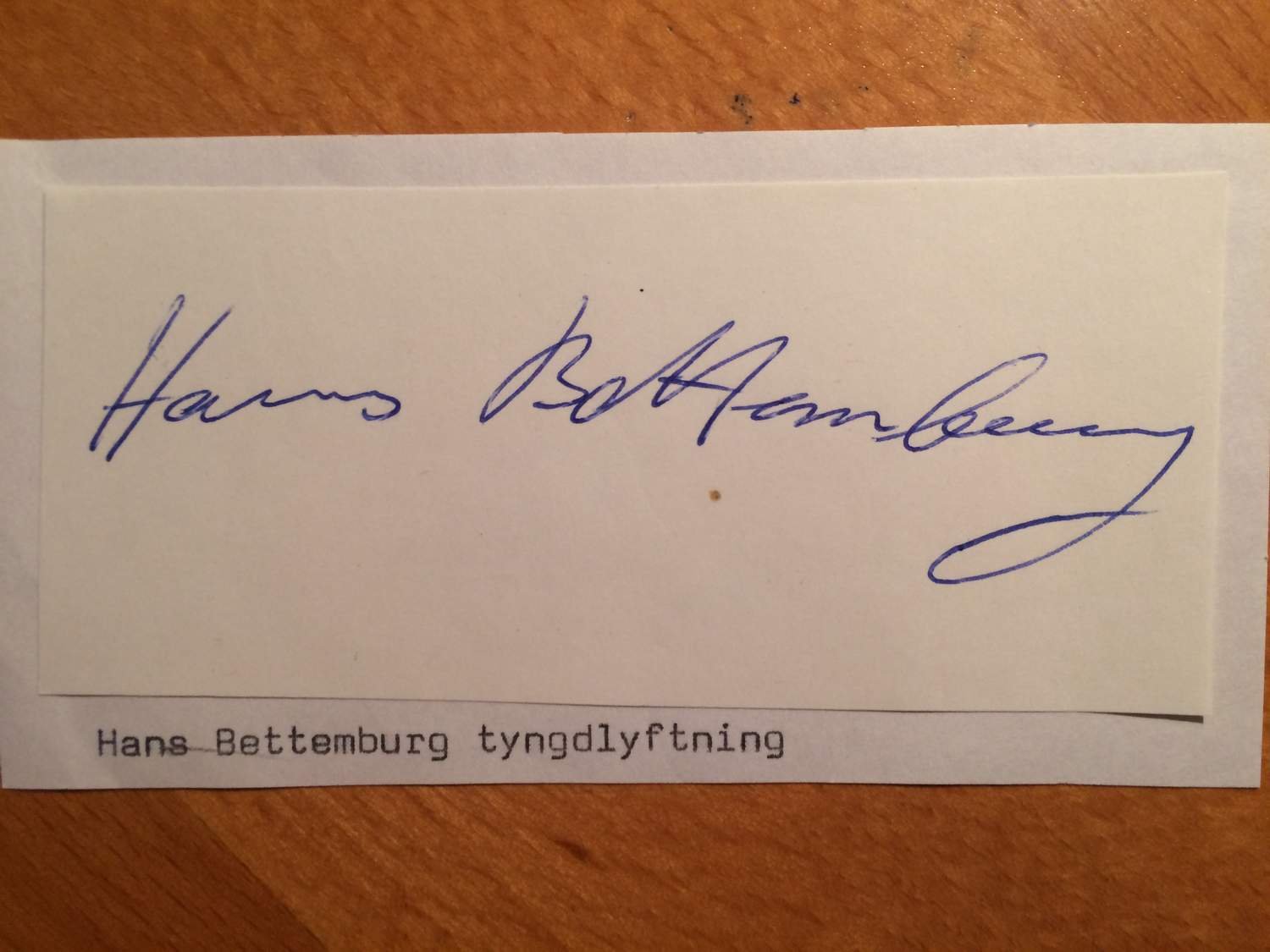 Hans Bettembourg OSbrons 1972 Tyngdlyftning (385682030) ᐈ Köp på