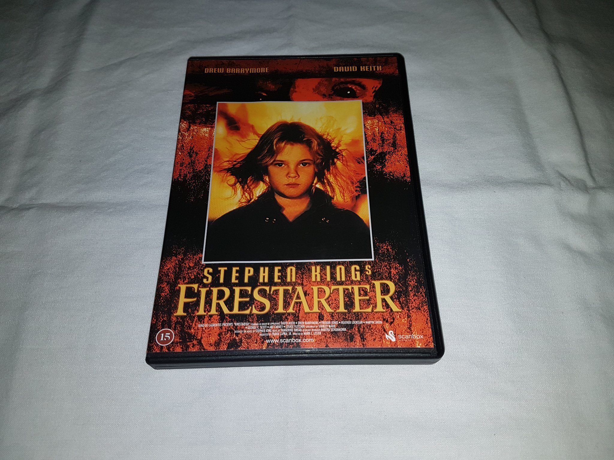 *Eldfödd/Firestarter - Stephen King (DVD)*NYSKICK/UTGÅTT*