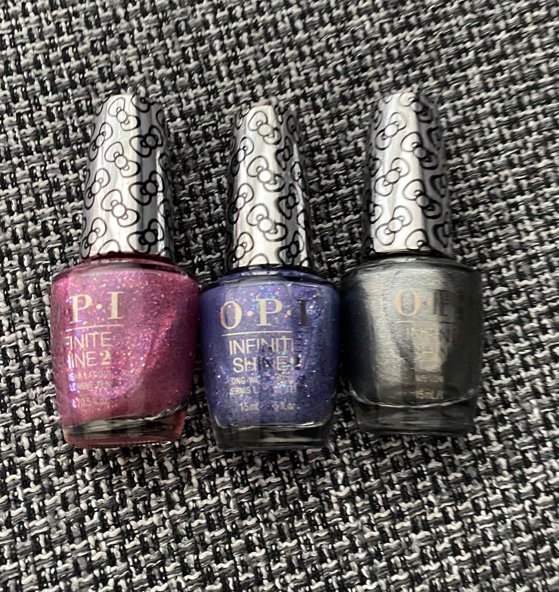 3st OANVÄNDA Hello kitty för OPI nagellack