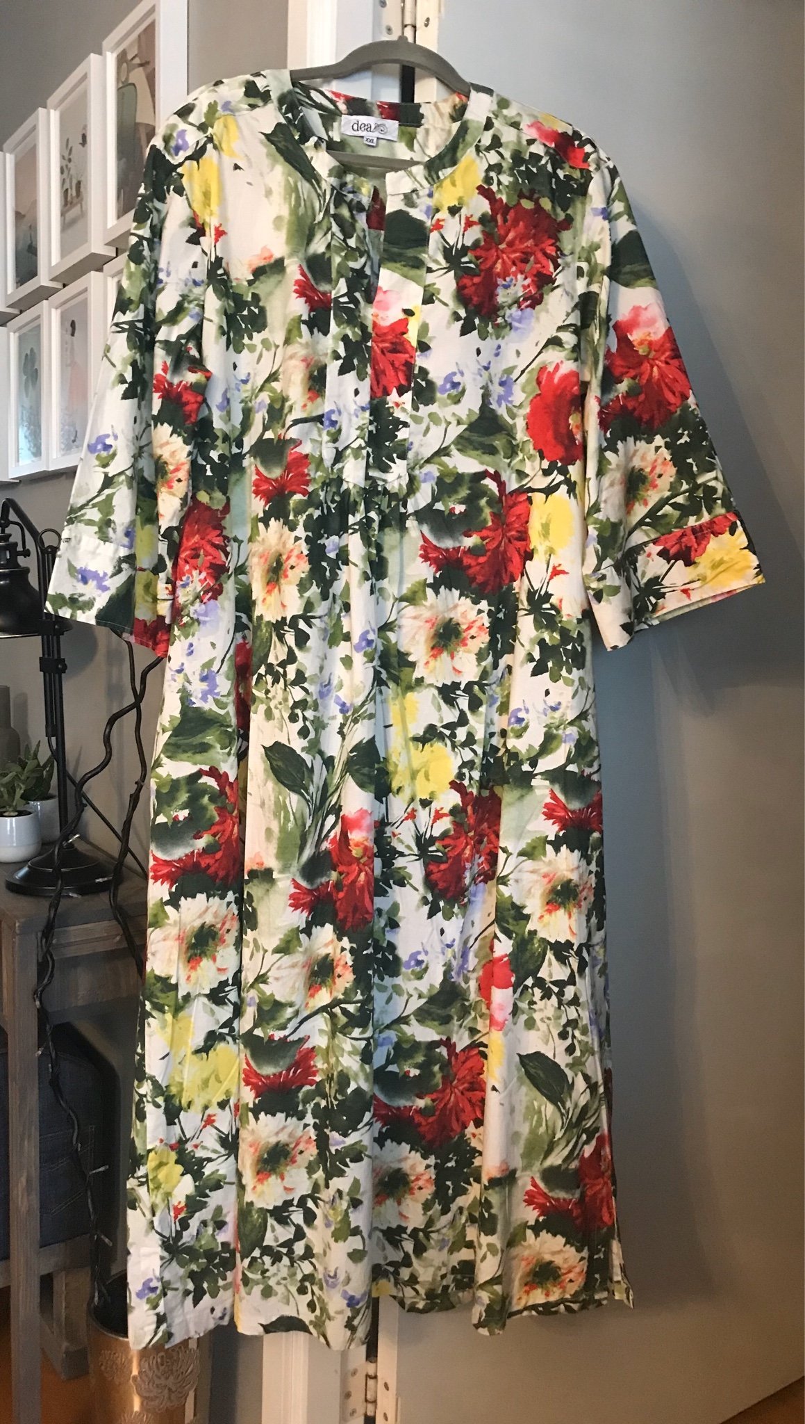 Dea Axelssons Blommig klänning, strl XXL (418876854) ᐈ Dea Axelssons Blommig klänning, strl XXL (418876854) ᐈ
