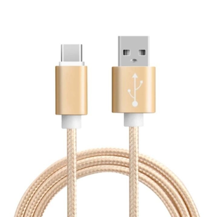 2m Snabbladdning USB C nylon laddare laddsladd Kabel 2m Snabbladdning USB C nylon laddare laddsladd Kabel