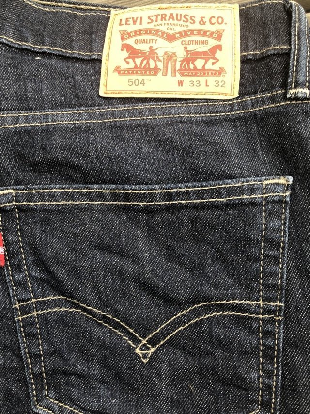 levis 504 w33 l32