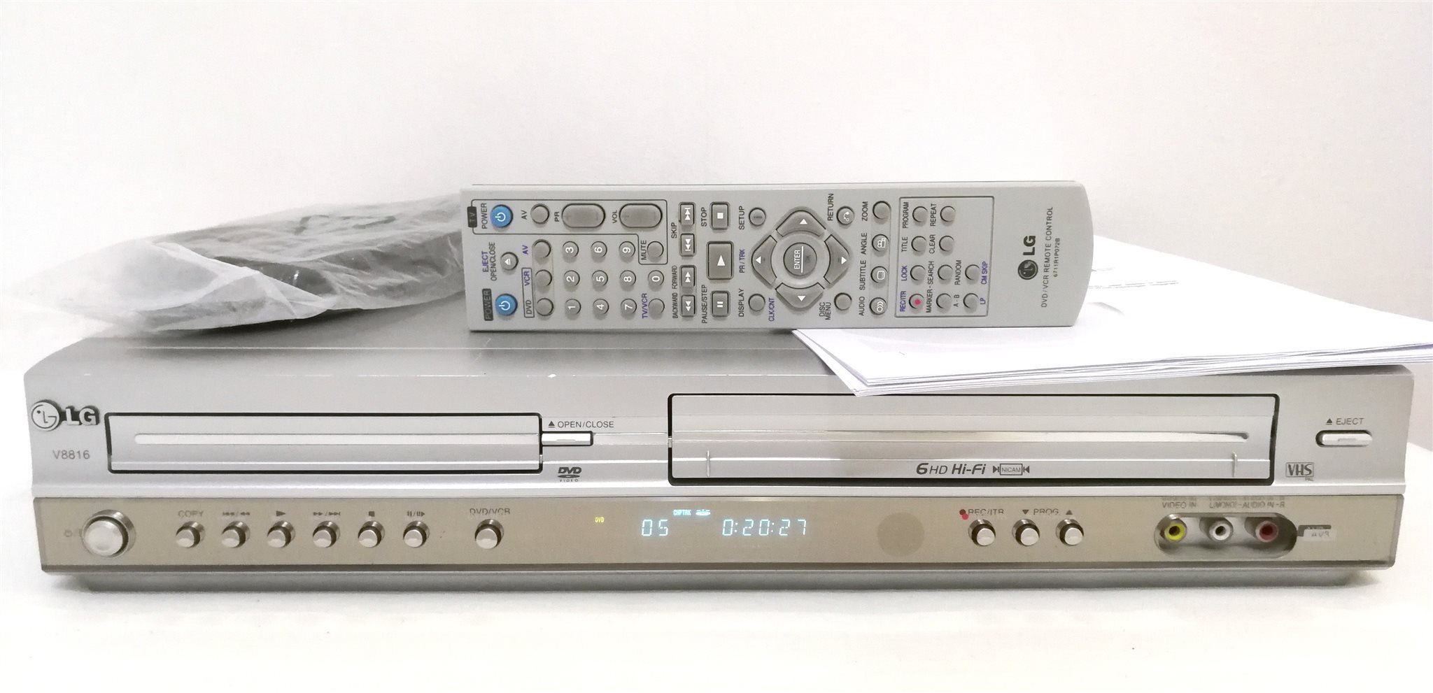 DVD / VCR / VHS Combo Player LG V8816 (338702748) ᐈ Köp på Tradera