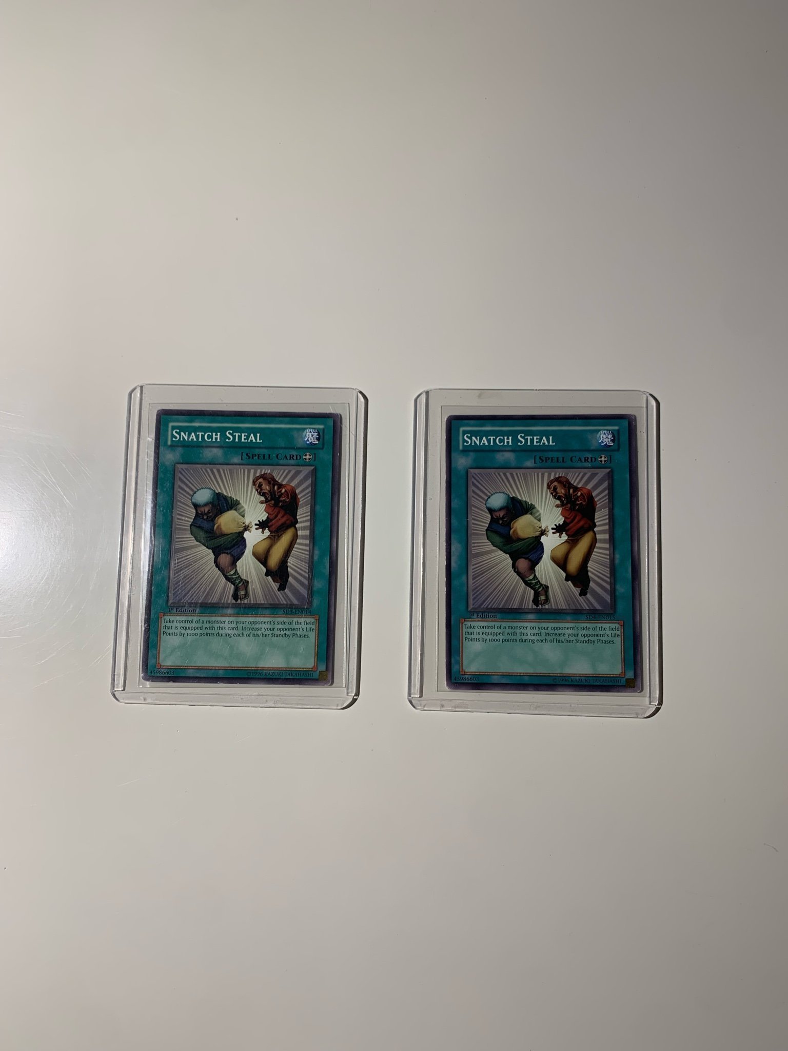 Yugioh Trading Card Yu-Gi-Oh! Snatch Steal SD3-EN014 Common Card - Structure Deck 3: 1st Edition Blaze Of Destruction Yugioh Trading Card Yu-Gi-Oh! Snatch Steal SD3-EN014 Common Card - Structure Deck 3: 1st Edition Blaze Of Destruction