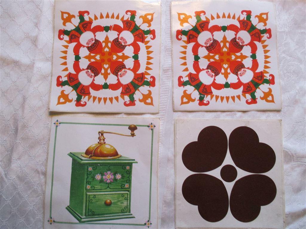 4 retro oanvända kakel dekorer. pÃ¥ tradera.com Ãvriga