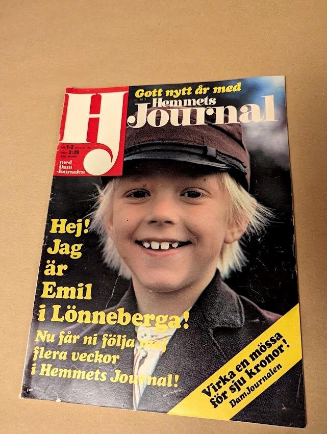 Hemmets Journal 12 1972 Emil i Lönneberga .. Köp på Tradera