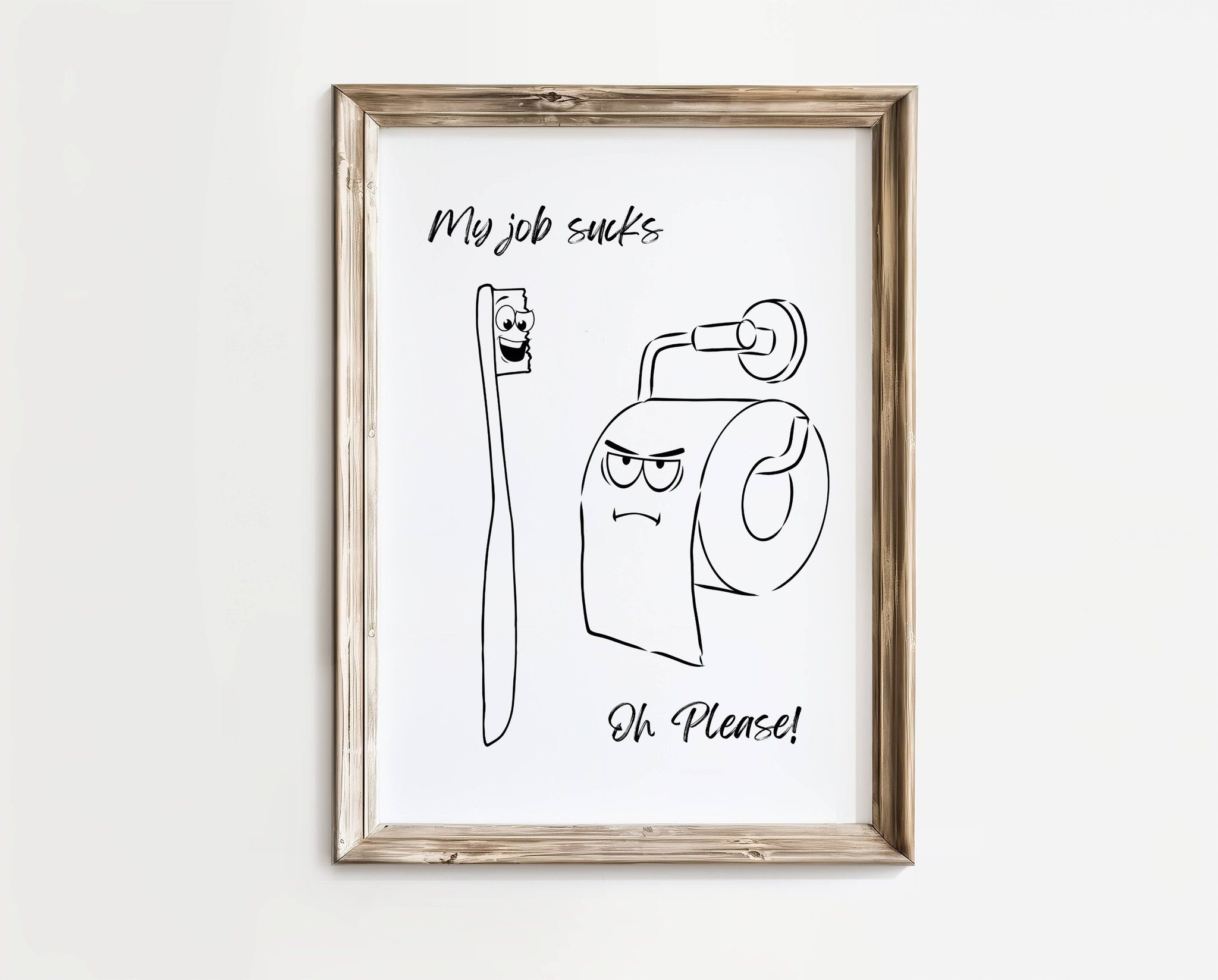 My Job Sucks – Humörposter | A4 | Rolig present | SkattkammarenSE