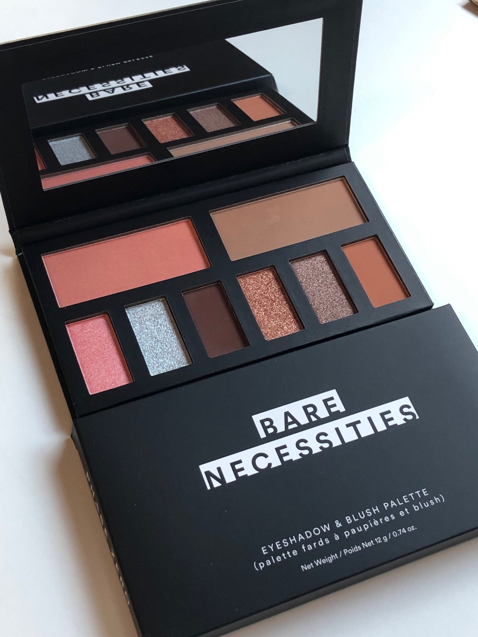 bare necessities eyeshadow and blush palette