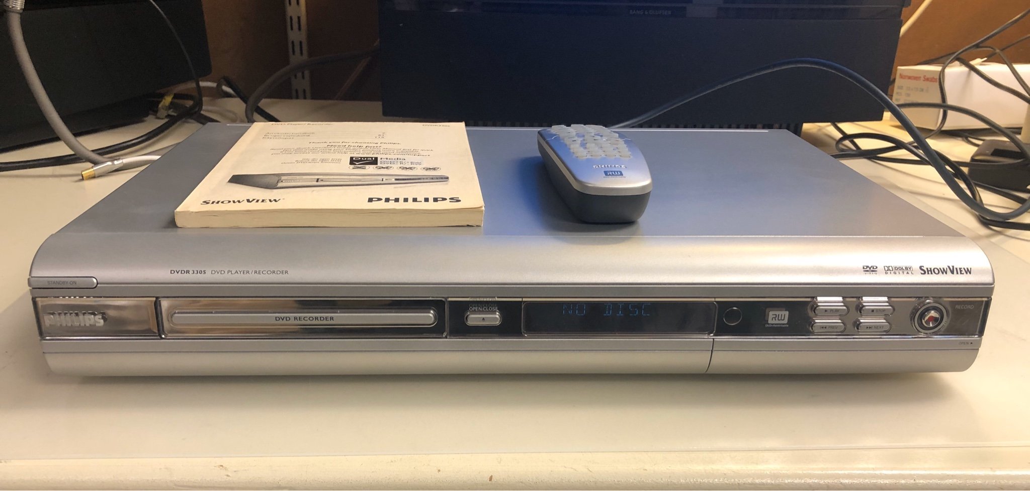 Philips DVDR3305 DVDrecorder (389927151) ᐈ Köp på Tradera