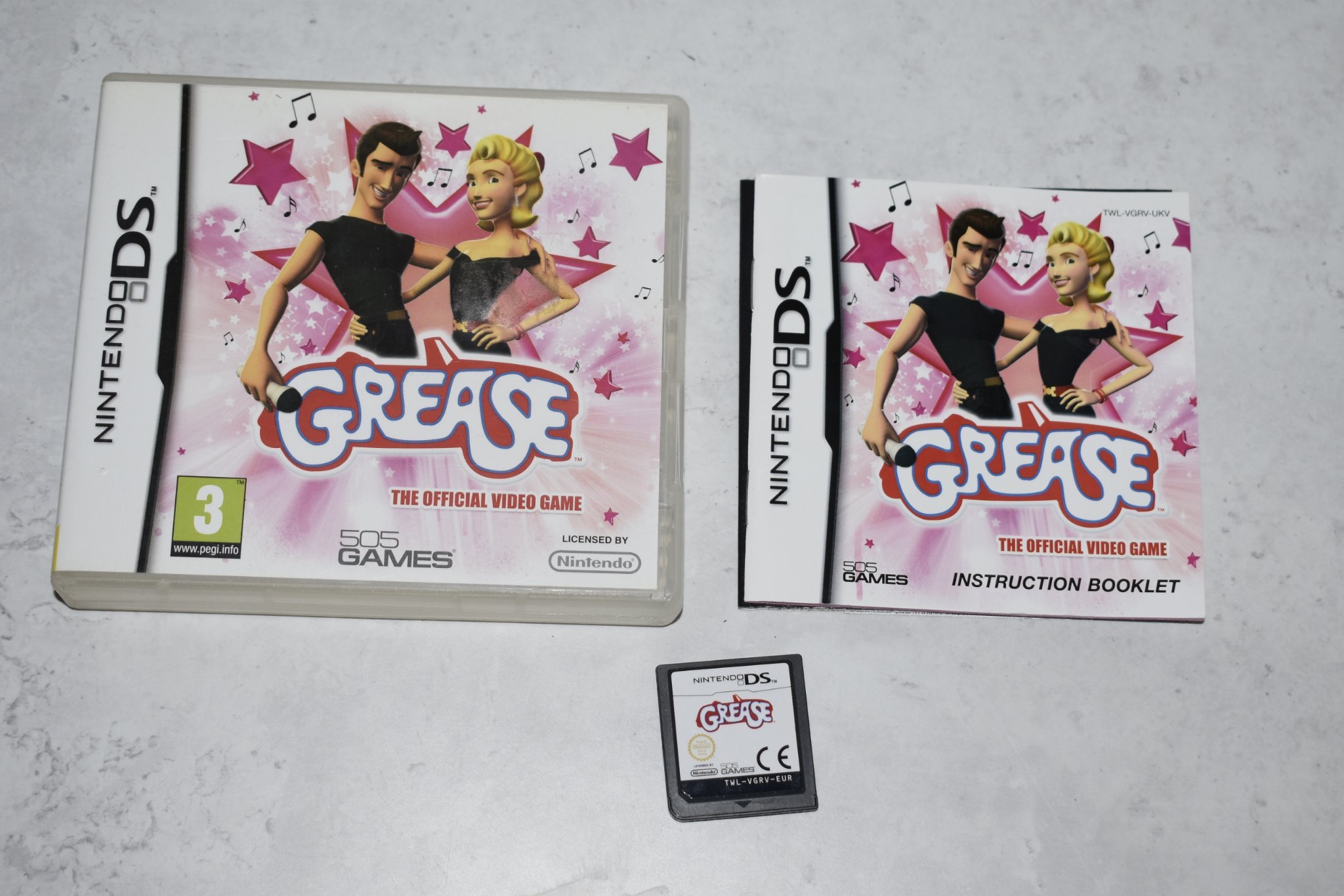 Grease, Nintendo DS & 3DS, Komplett!