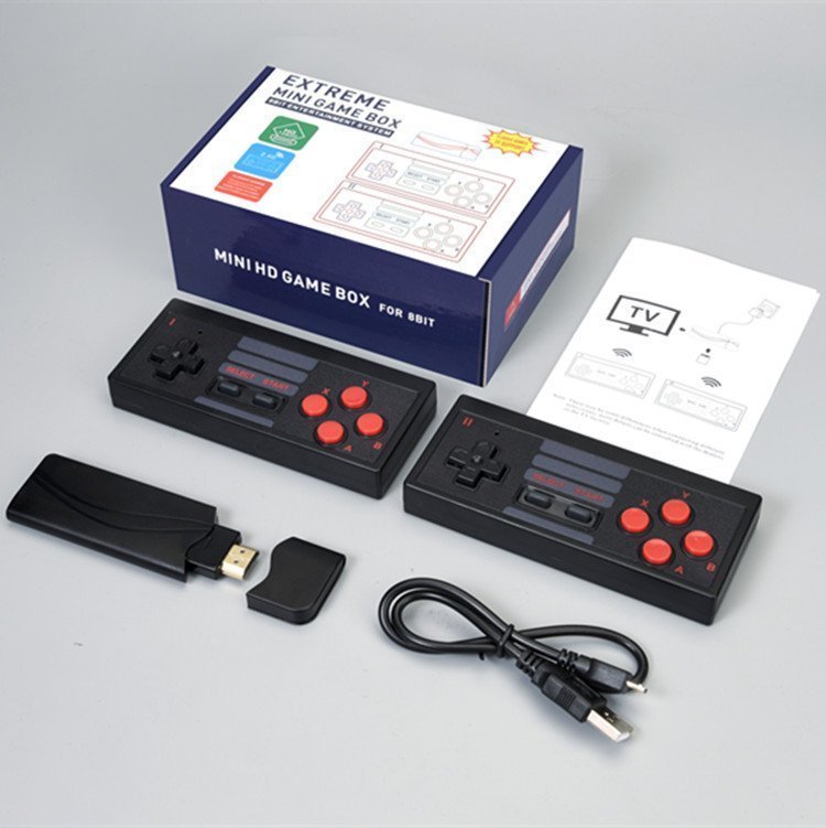 Mini HD HDMI TV- spel Konsol Spelare Trådlös 628 Klassiskt spel nya