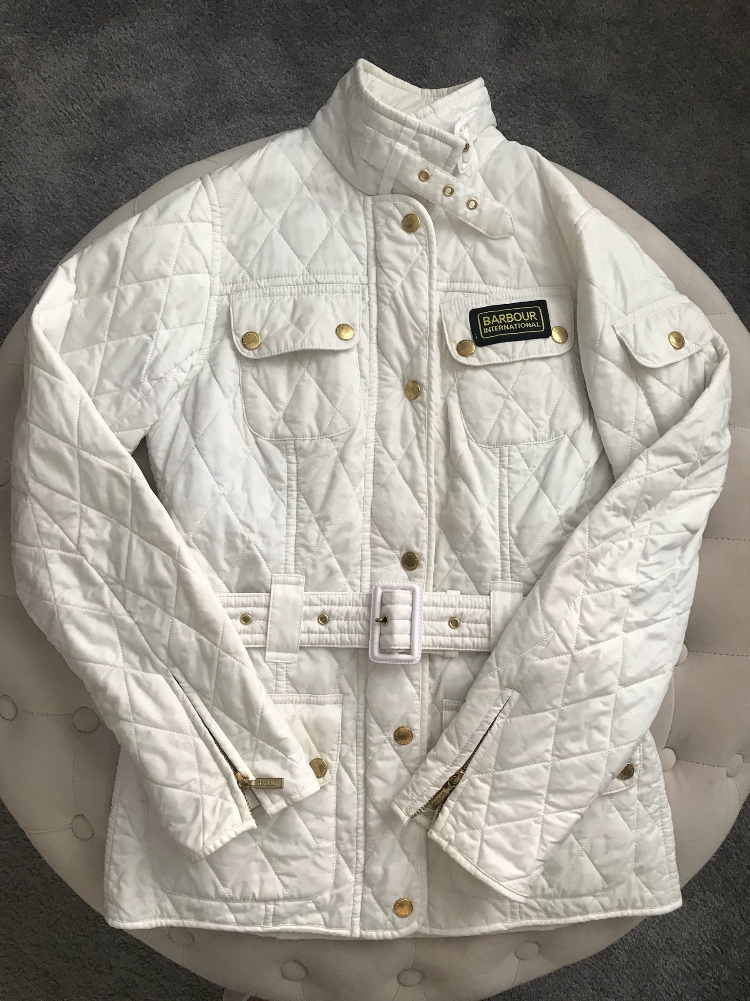barbour jacka vit barbour jacka vit