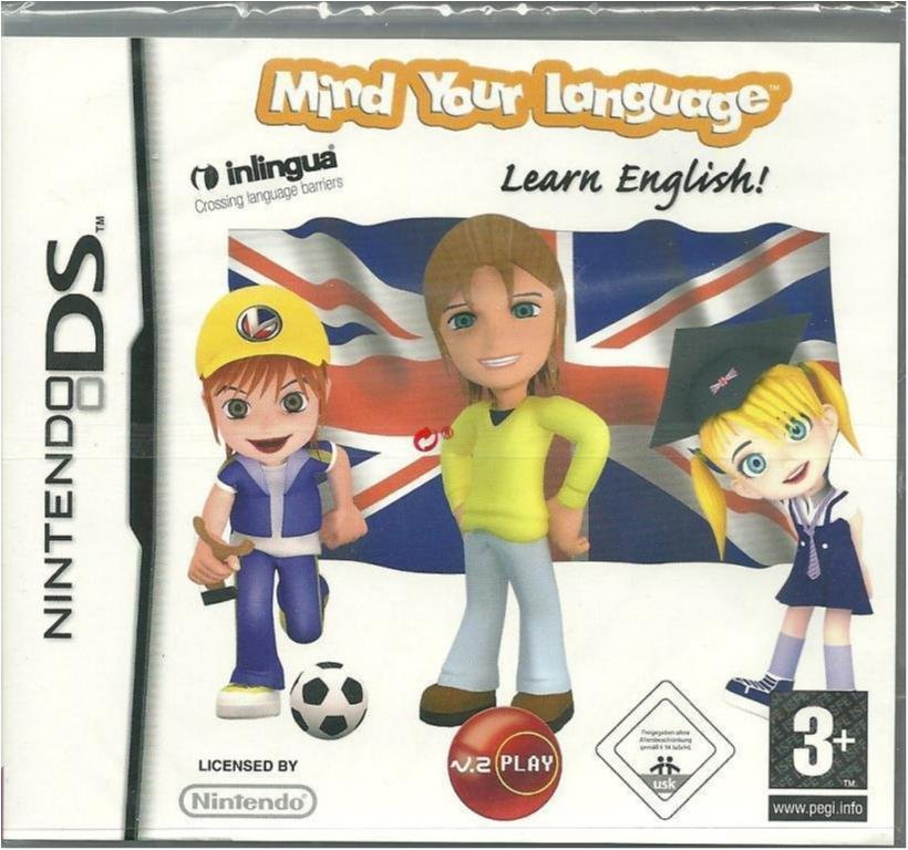 Mind your language - Learn English -Nytt & inplastat