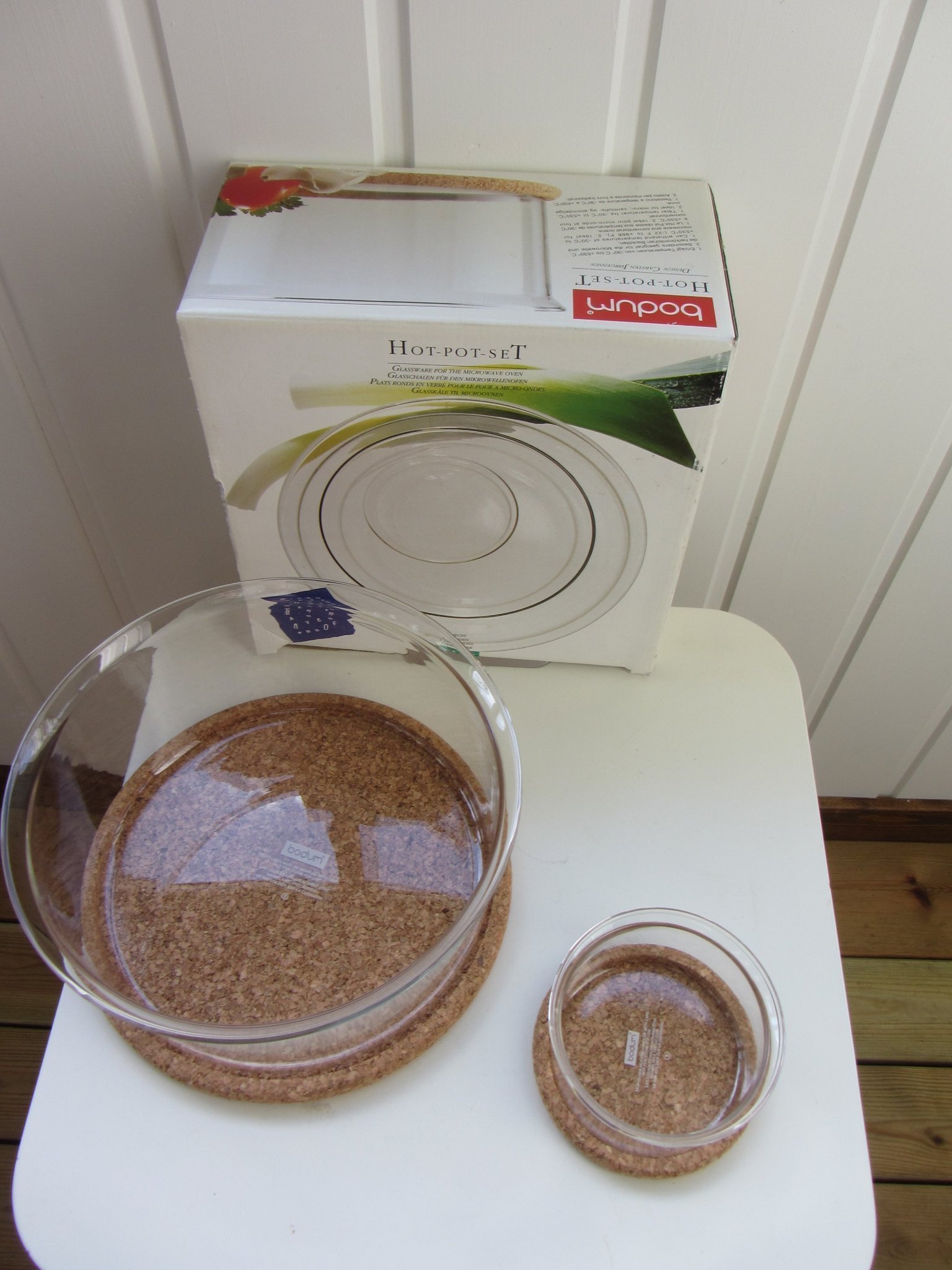 2 skålar/glasskålar/formar ugnsfasta - BODUM i nyskick
