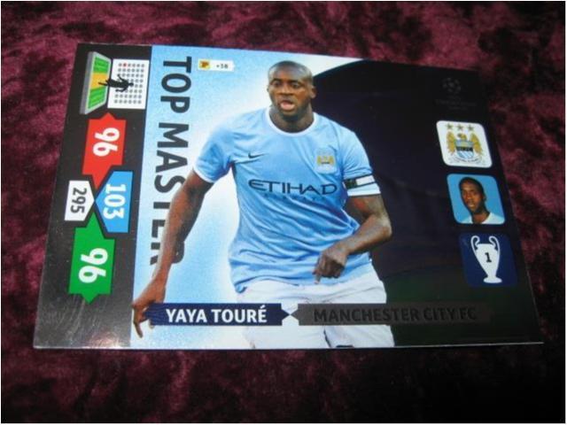 YAYA TOURE-MANCHESTER CITY-TOP MASTER-UEFA CHAMPIONS LEAGUE 2013/2014