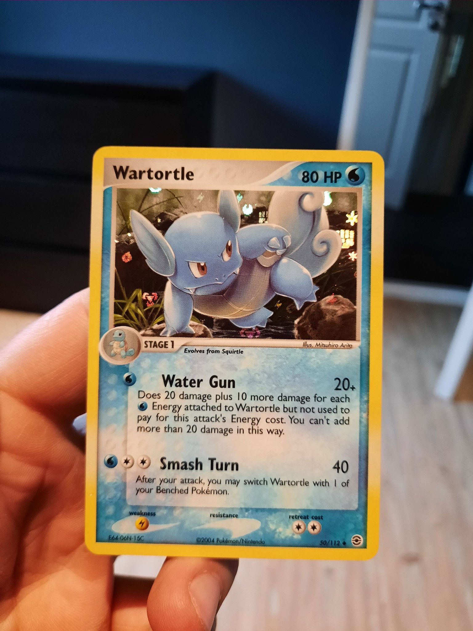 Pokemon Kort Wartortle Reverse Holo 50/112 Ex F.. Köp på Tradera