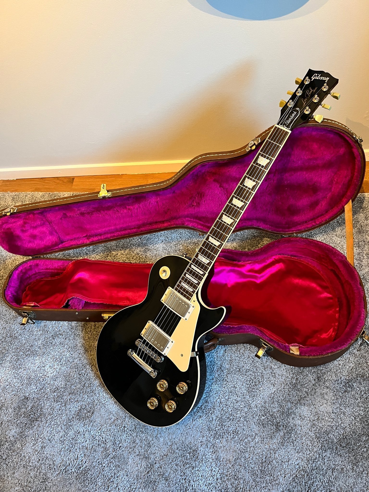 Gibson Les Paul Standard 1995 Ebony Black | Köp på Tradera (718881852)