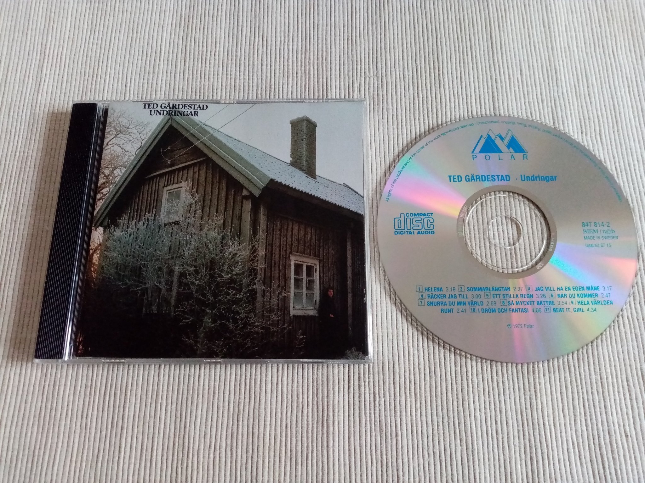 TED GARDESTAD,新品未開封,AOR,8CD BOX,TOTO TED GARDESTAD GÄRDESTAD Franska Kort 1976 Polar 847 816-2