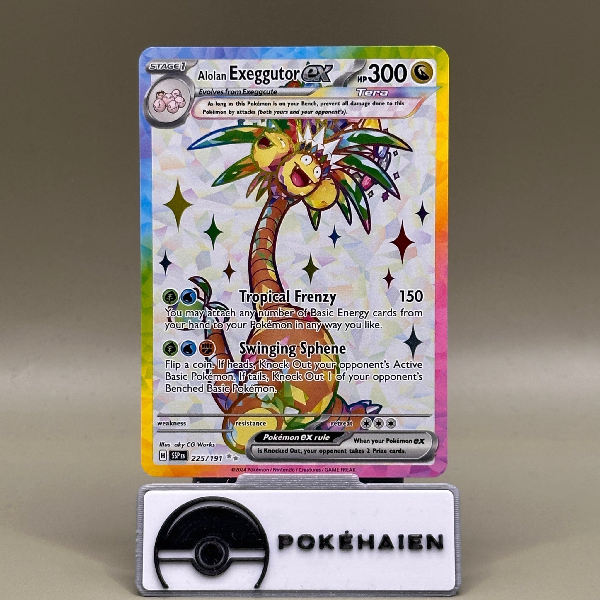 Alolan Exeggutor ex  225/191  Surging Sparks .. | Kp p Tradera  (714164929)