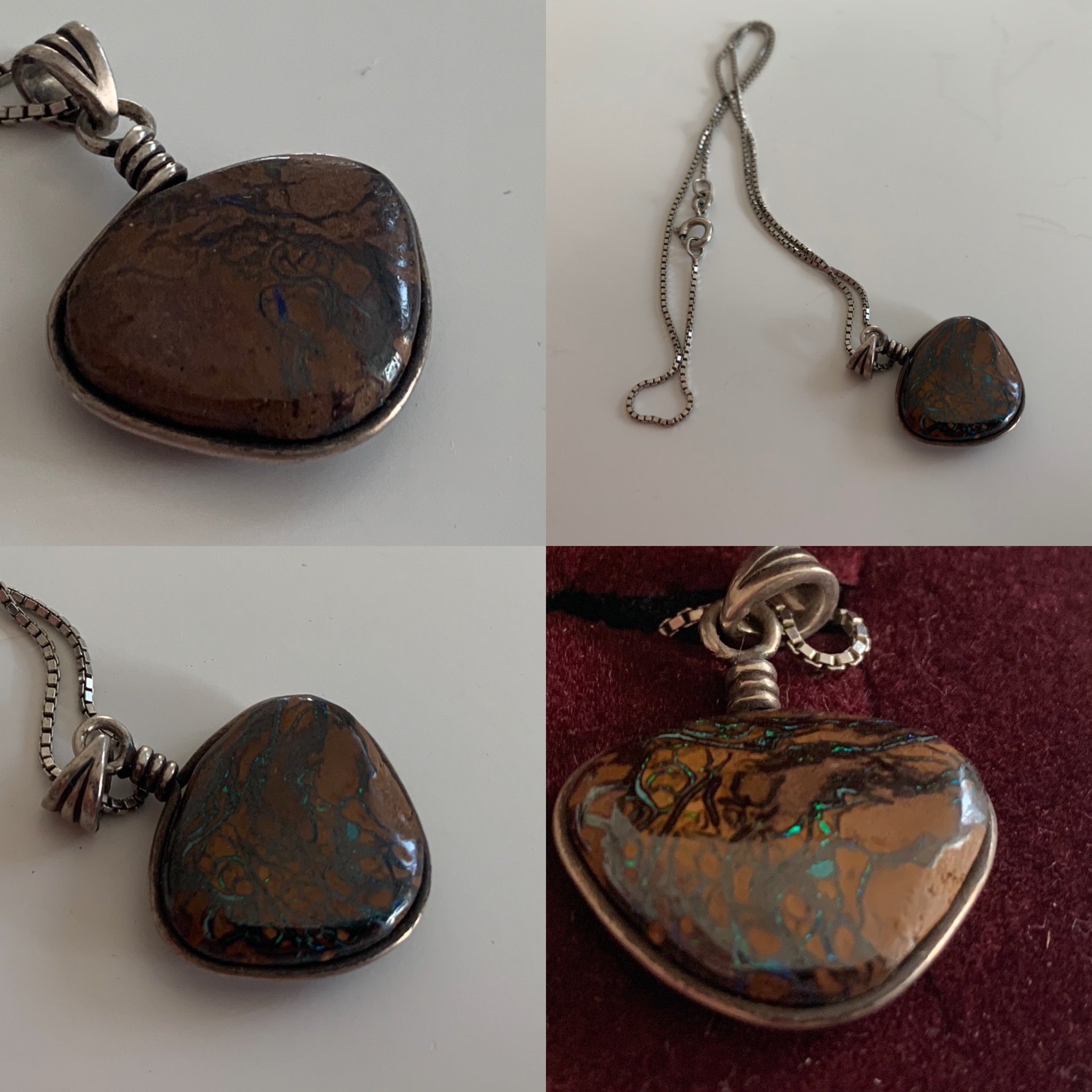 Äkta Bouilder Opal Halsband inköpt i Australien