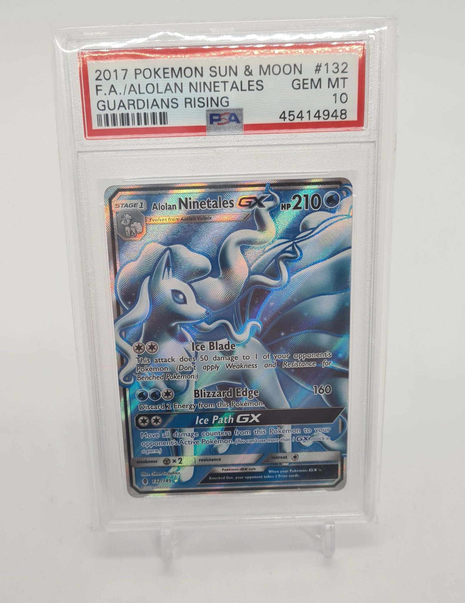Pokemon Alolan Ninetales GX psa 10 - www.asshodriyah9.com