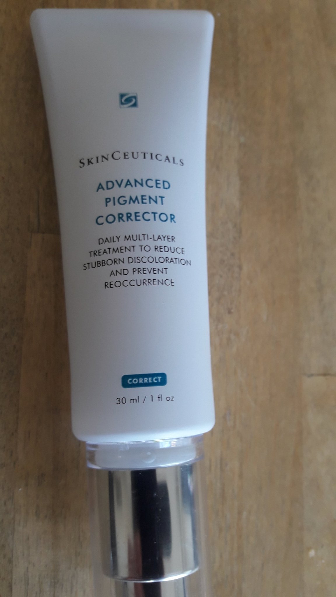 SkinCeuticals Advanced Pigment Corrector 30 ml full size plomberad/ny KORT TID!!