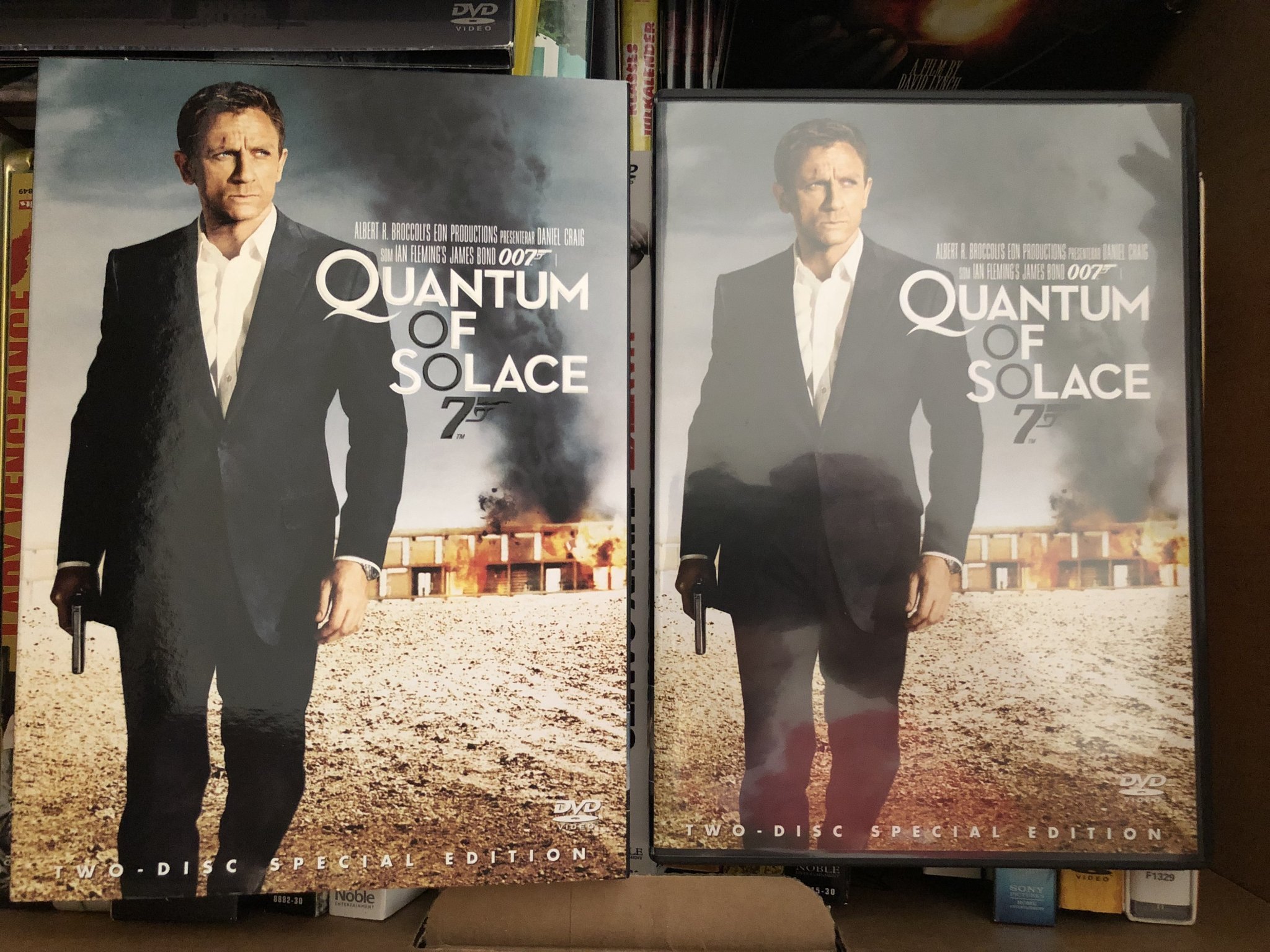 Quantum of Solace 2-disc Special Edition, James Bond (DVD) med papphölje, UTGÅTT