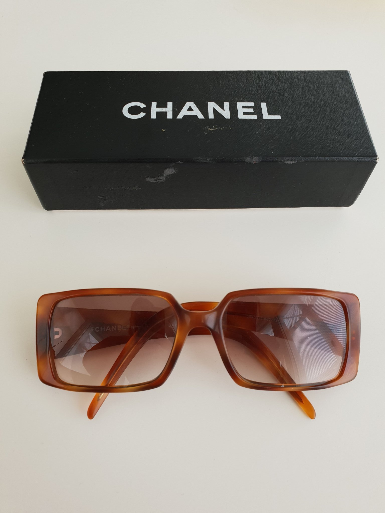 Äkta Chanel solglasögon med styrka vintage