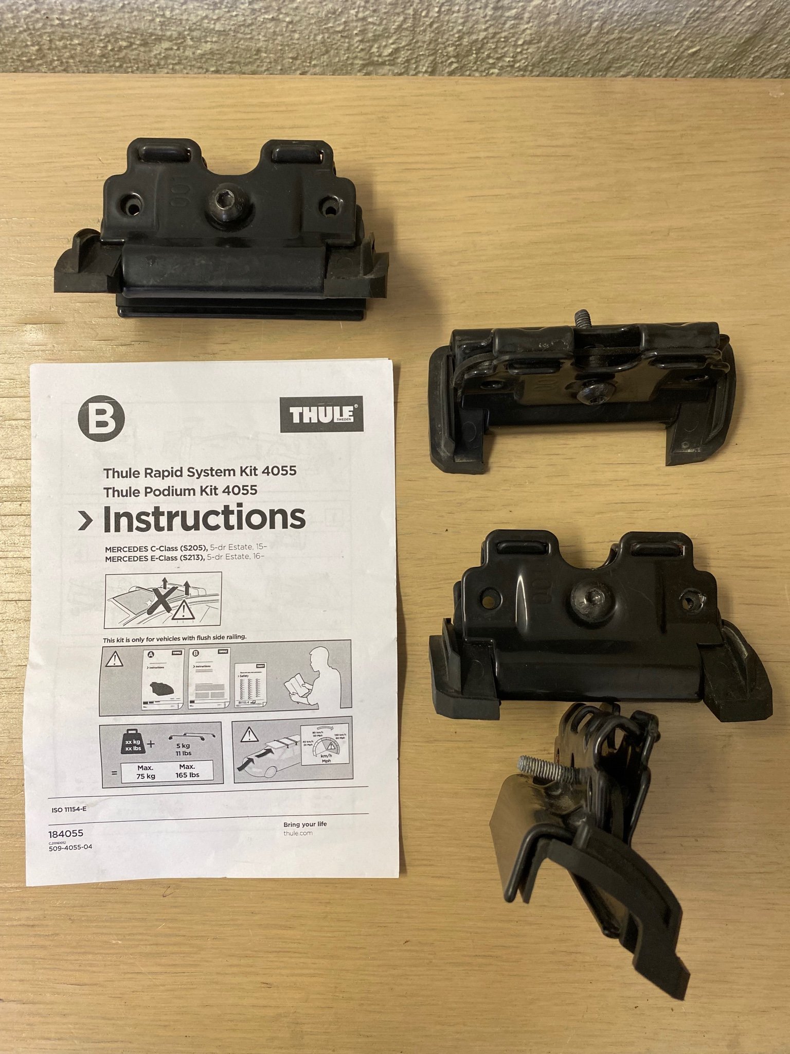 Thule adapter kit 4055 för MB C / E class 15 Köp på Tradera (568648153)