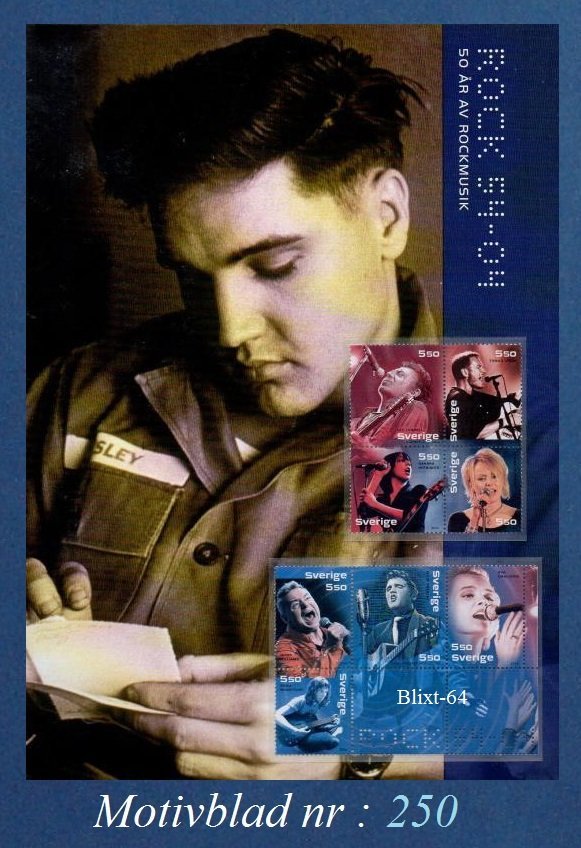 Motivblad nr 250 ( Rock 54-04 ) 2004