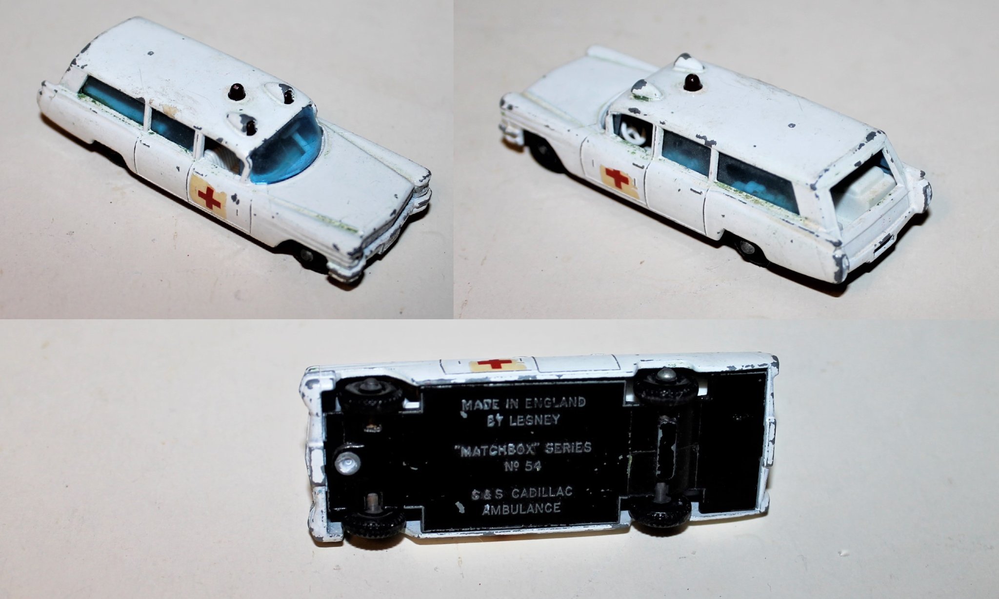 matchbox series 54 s&s cadillac ambulance