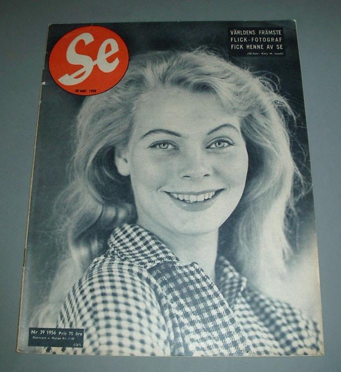 SE nr 39 1956 - Anne-Marie Adamsson, de Wahl, Ingo m.m. på SE nr 39 1956 - Anne-Marie Adamsson, de Wahl, Ingo m.m. på