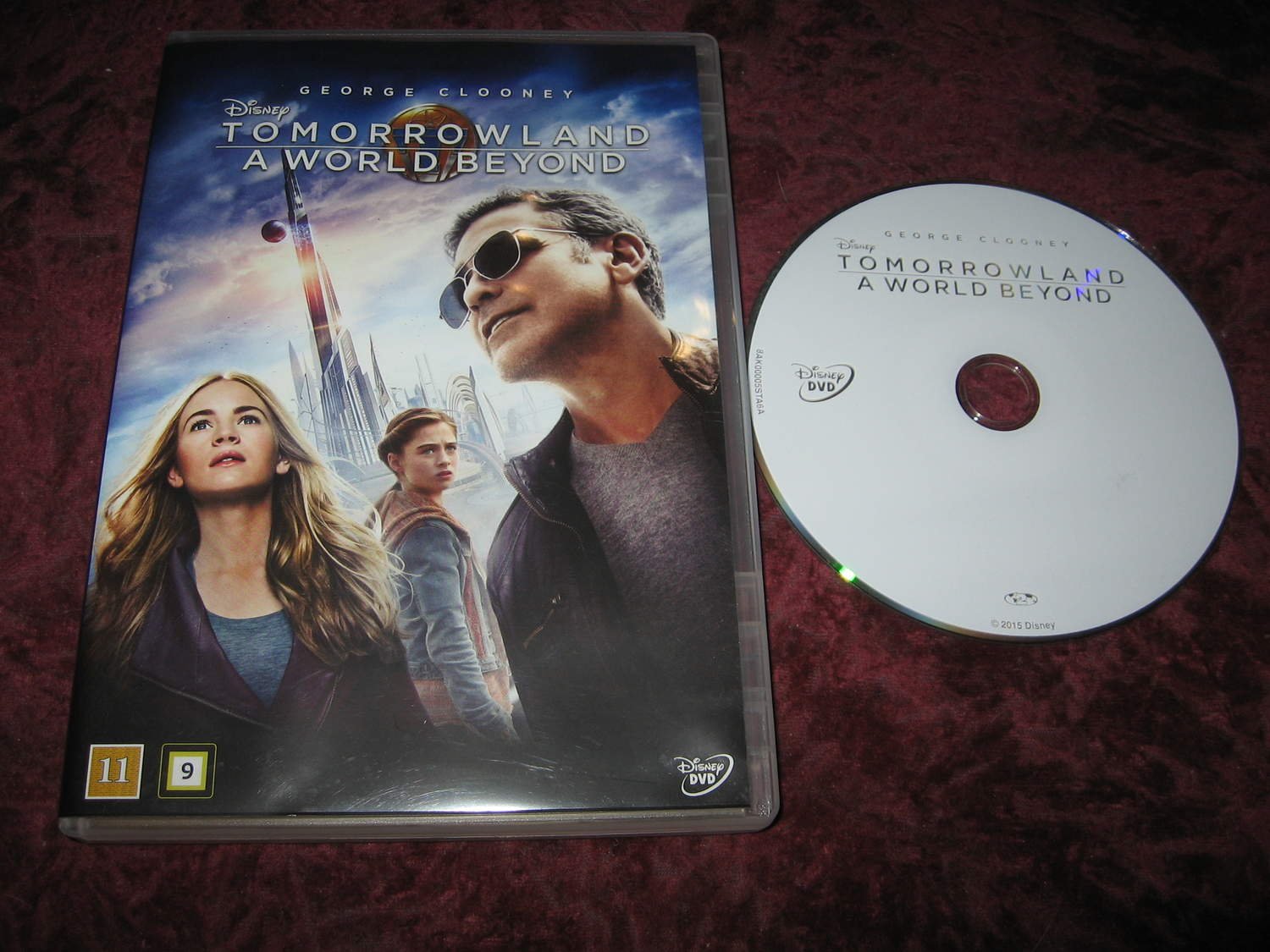 TOMORROWLAND A WORLD BEYOND (GEORGE CLOONEY,BRITT ROBERTSON) DVD