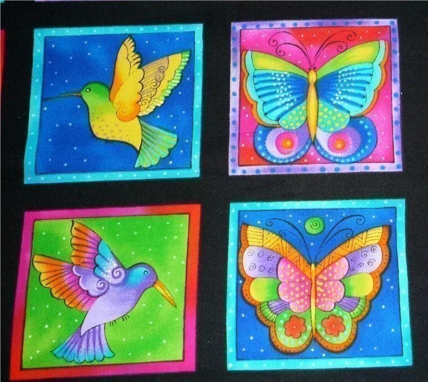 Laurel Burch: till lapptäcke, kudde, väska