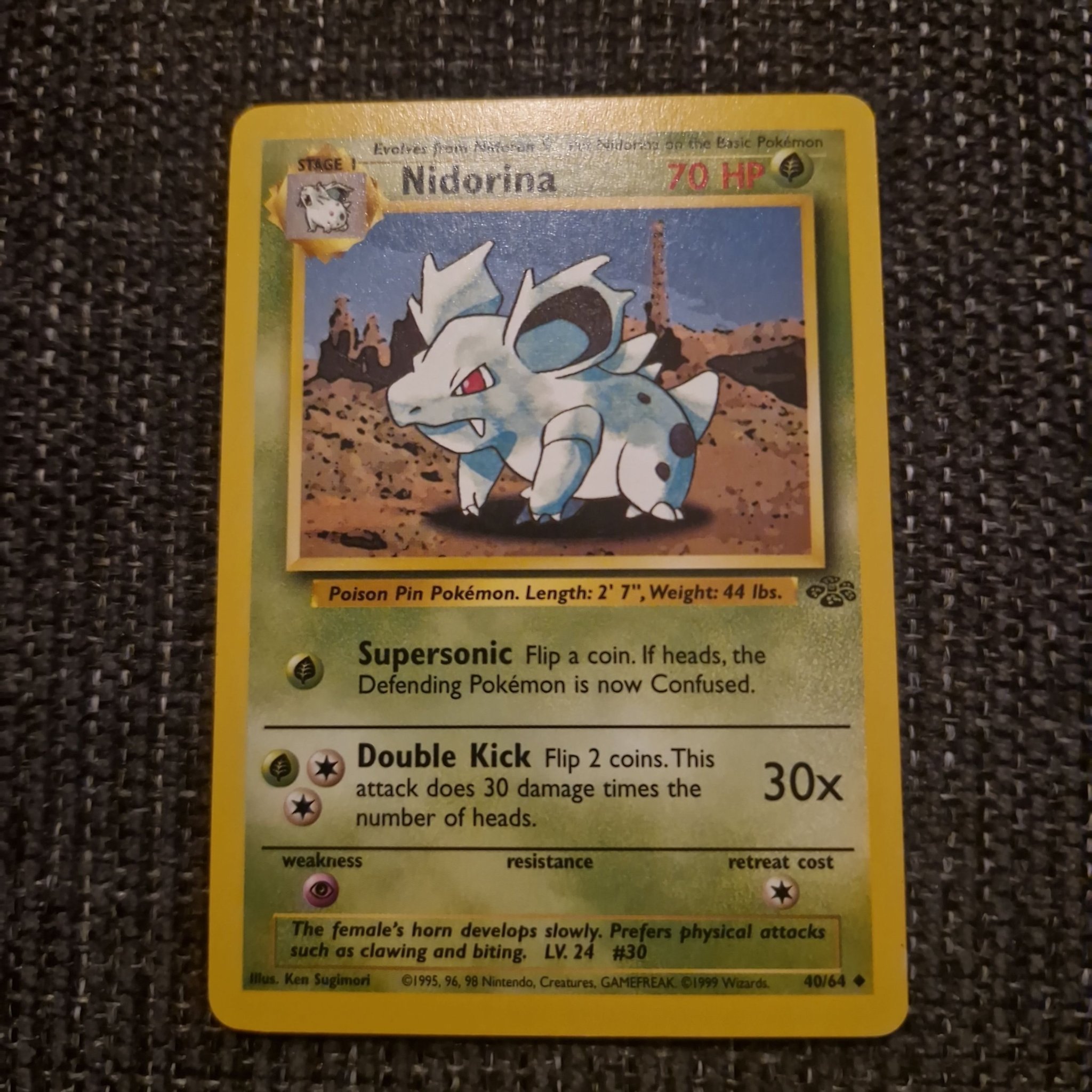 Nidorina - Pokmonkort - Jungle Set | Kp p Tradera (729596020)