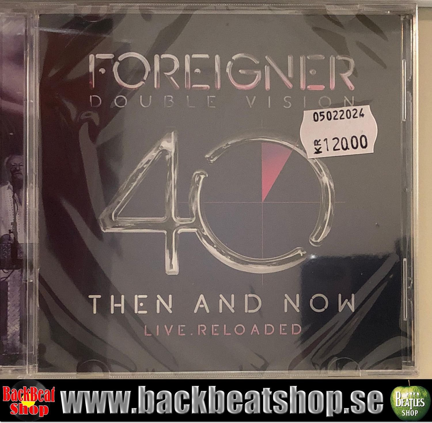 Foreigner then and now live r k p fr n backbeat p tradera