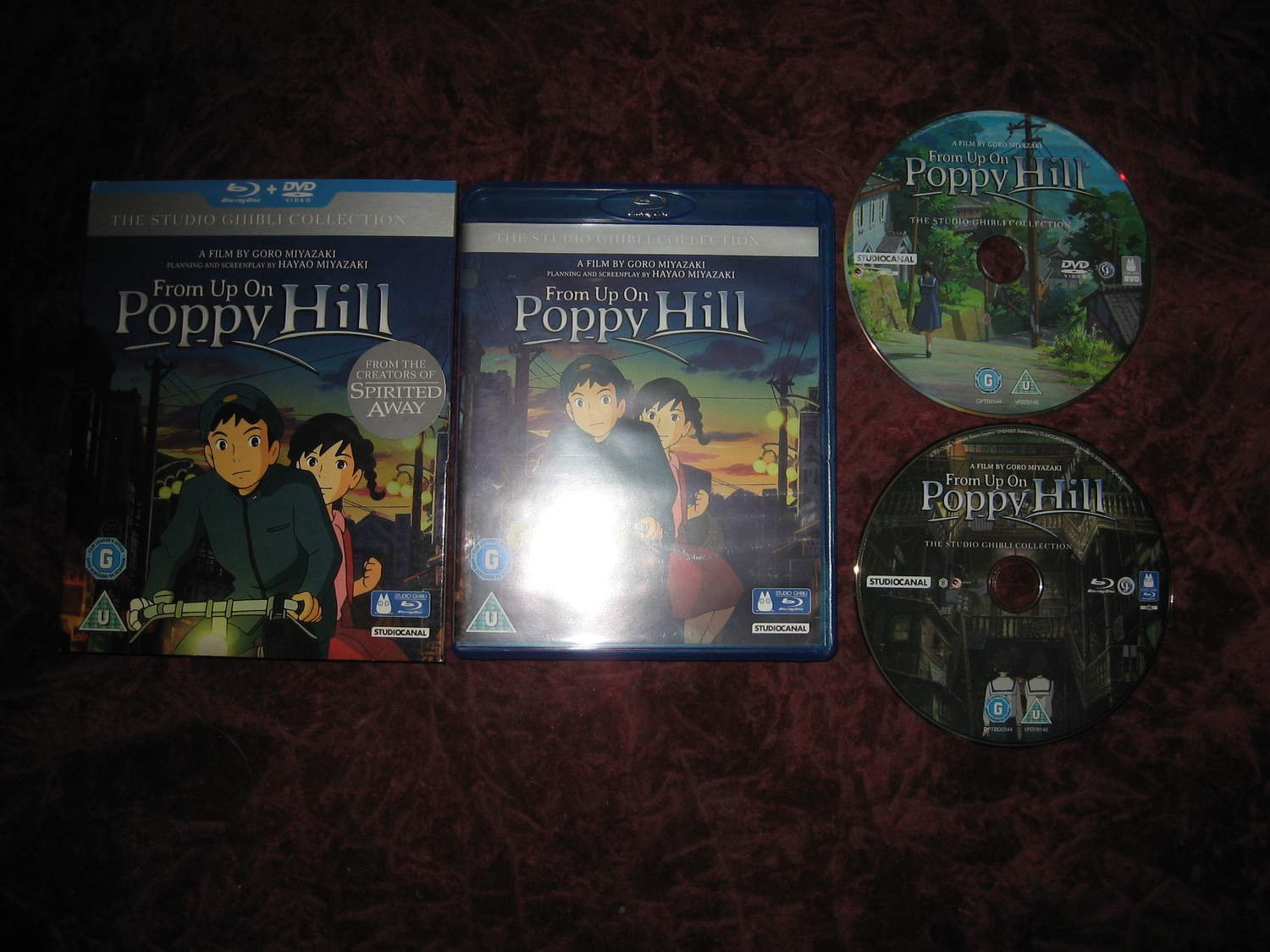FROM UP ON POPPY HILL (MASAMI NAGASAWA,JUNICHI OKADA) BLU-RAY + DVD