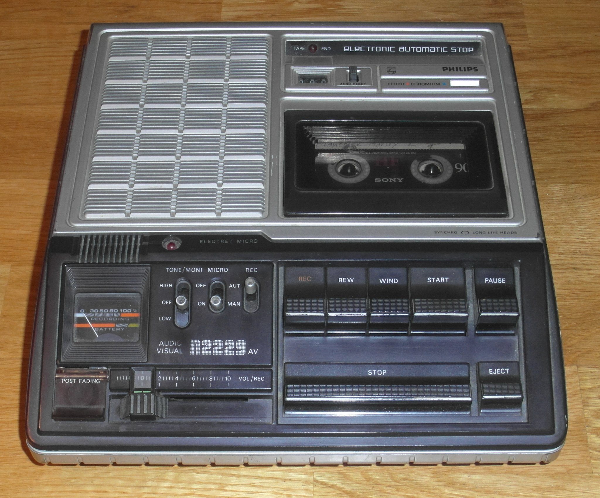 Philips N2229 Audio Visual Cassette Recorder, S.. (342666725) ᐈ Köp på