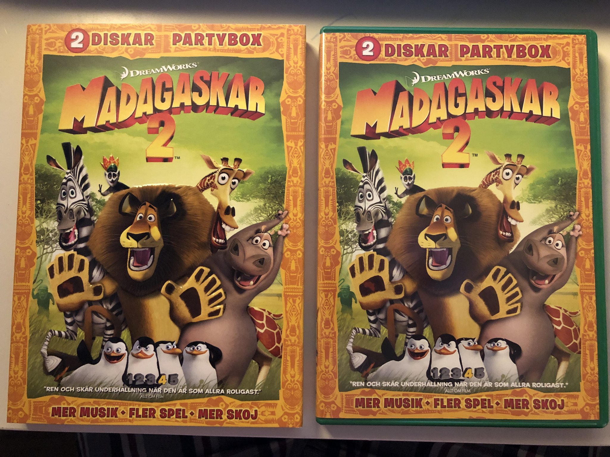 Madagaskar 2 (2-disc) (DVD) med papphölje, UTGÅTT