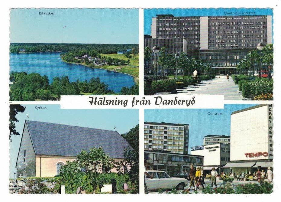 DANDERYD, Stockholm. Edsviken, Centrallasarettet m.m.