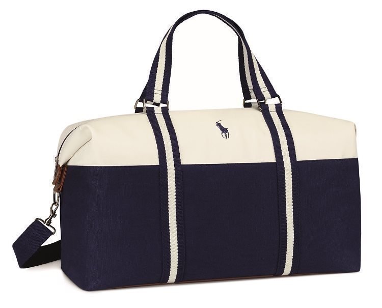 Ralph Lauren Polo Duffle bag Blue/White origina.. (409542389) ᐈ Köp på
