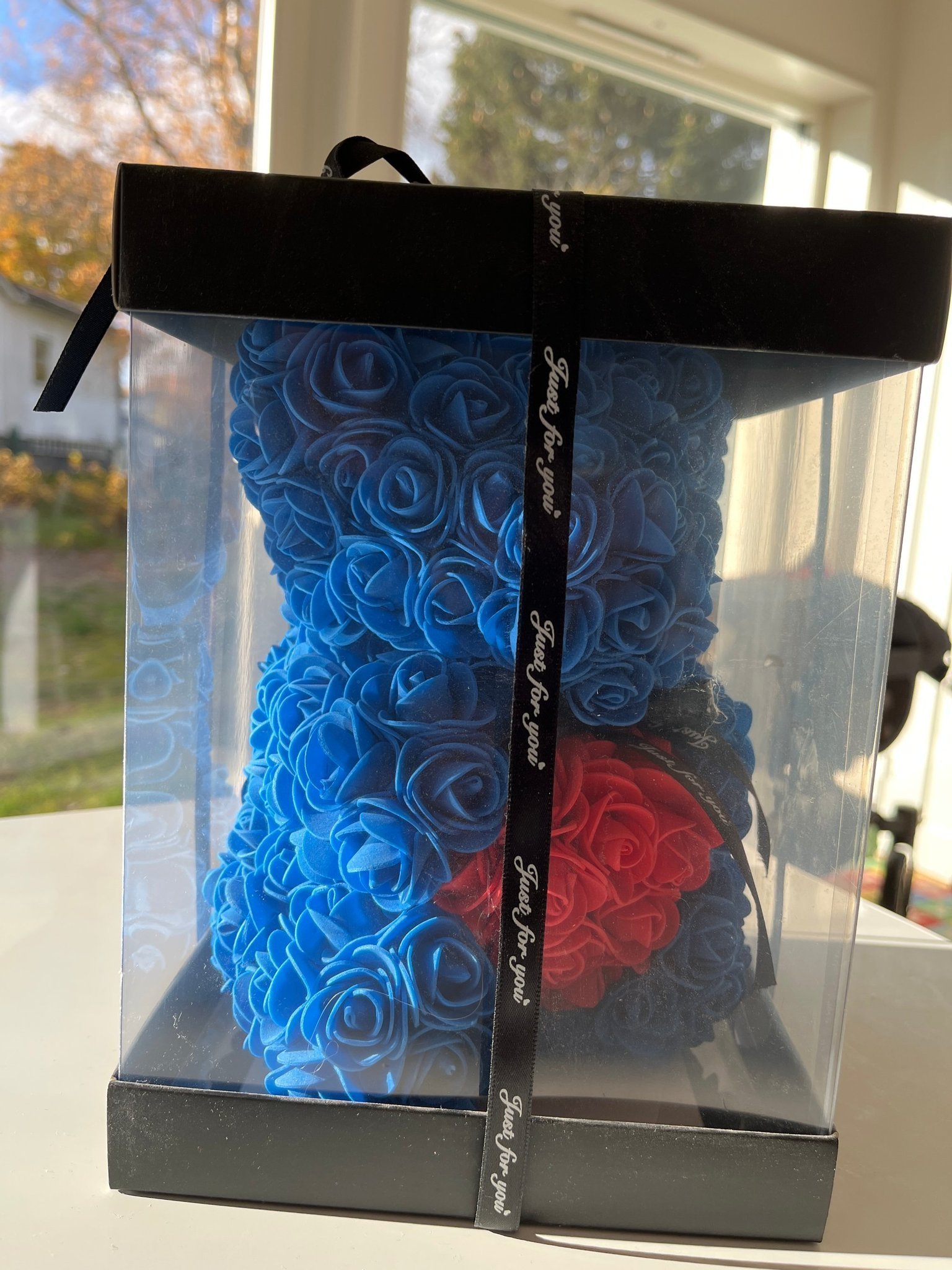 present julklapp ge bort gåva rosnalle rosebear.. Köp på Tradera