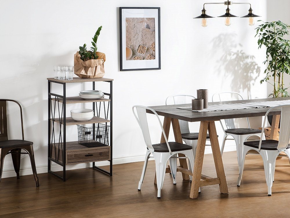 Hylla beige bokhylla vardagsrum sonoma ek keene på tradera ...