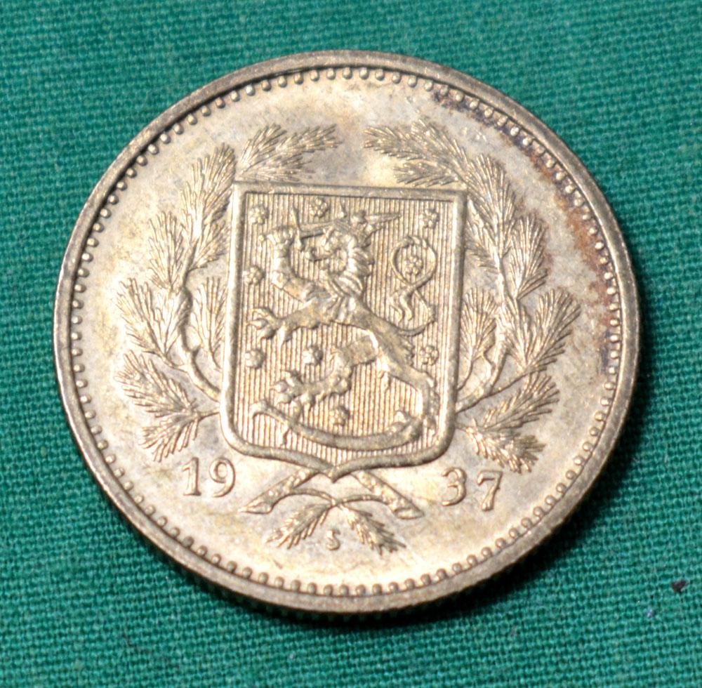 Finland 1937 Mynt 5 Markkaa UNC | Köp på Tradera (447416618)