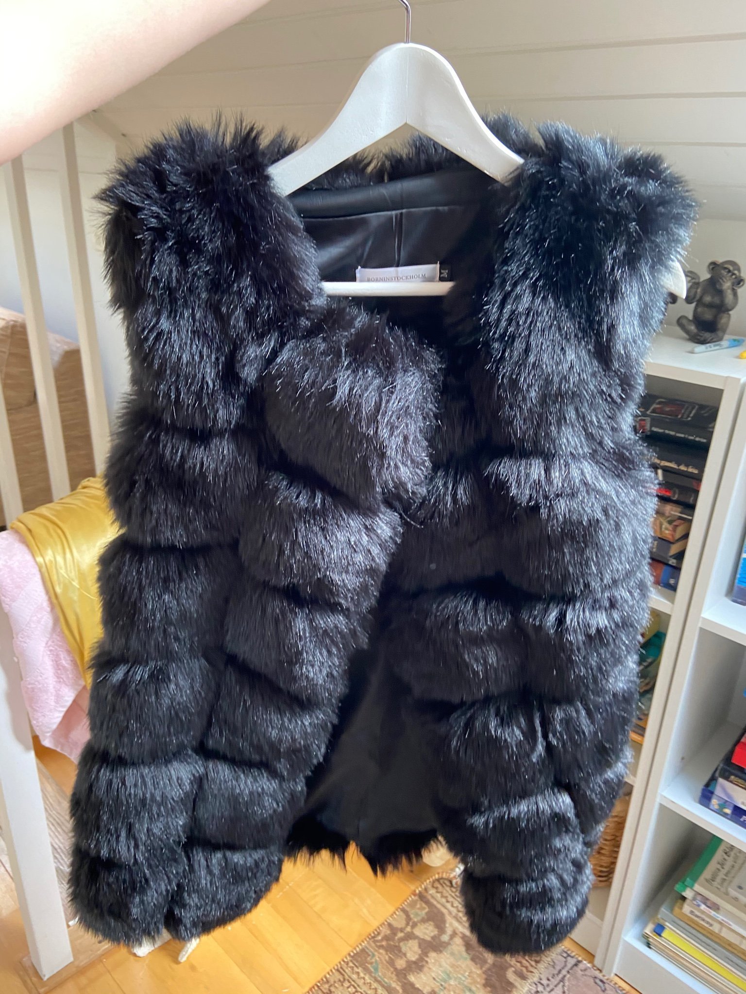 Fake fur väst