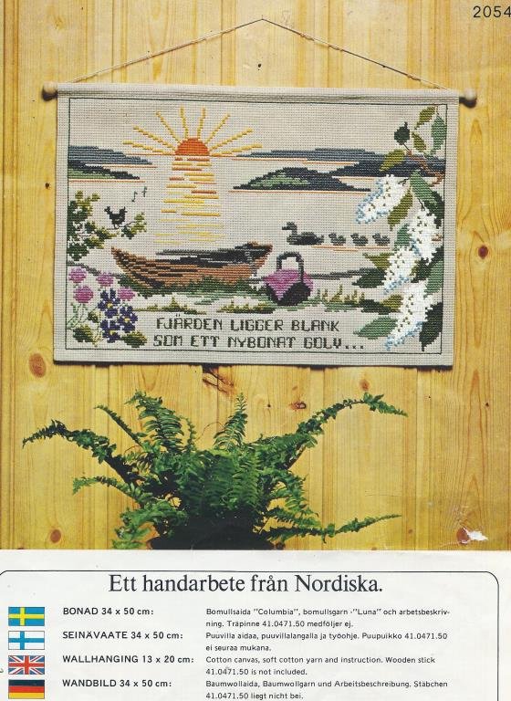 Mönster Nordiska Brodera Bonad