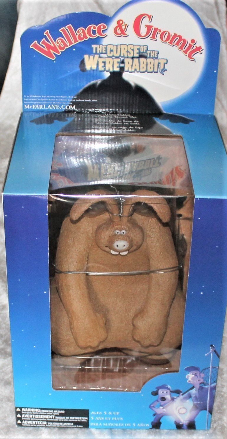 WALLACE & GROMIT THE CURSE OF THE WERE-RABBIT Jättefigur, McFarlane 2005