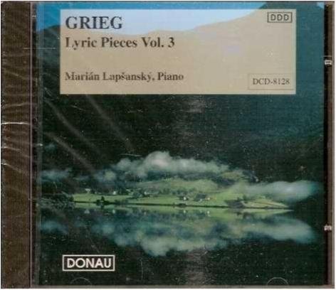 Grieg: Lyric pieces Vol. 3 - Lapsansky - Ny & inplastad