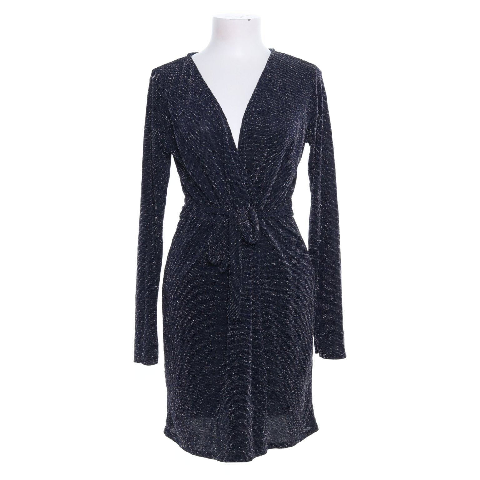 NLY Trend, Omlottklänning, Strl: XL, Wrap.. (409995392) ᐈ Köp NLY Trend Sparkling Lurex Dress Svart